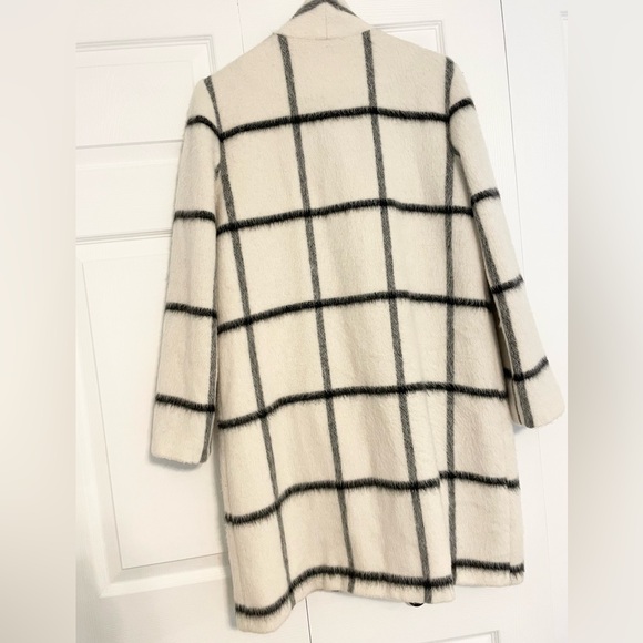 Anthropologie Elevenses Window Pane Car Coat - Picture 9 of 9
